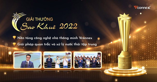 Làm chủ nền tảng IoT, Vconnex xuất sắc dành 2 giải thưởng Sao Khuê 2022