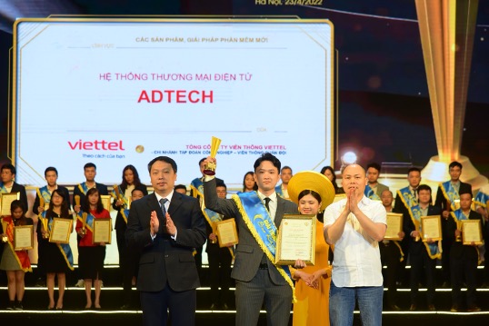 Hệ thống Thương mại điện tử Adtech của Viettel Telecom vinh dự đạt Giải thưởng Sao Khuê 2022
