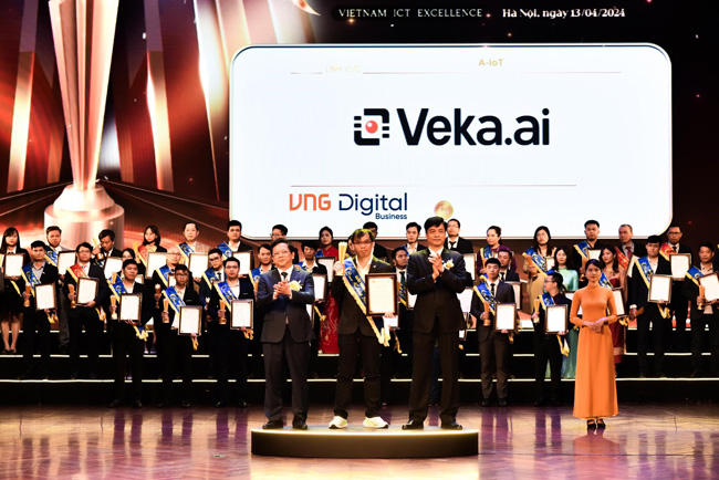 Veka.ai nhận giải thưởng Sao Khuê 2024 với giải pháp AI Camera