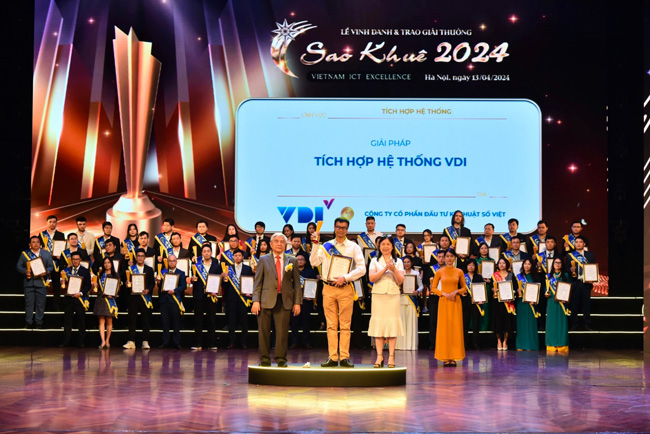 Giải pháp tích hợp hệ thống VDI được vinh danh tại Giải thưởng Sao Khuê 2024