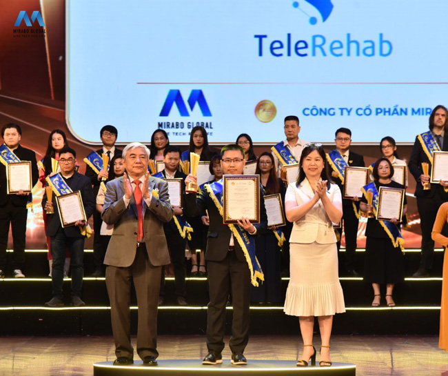 TeleRehab của Mirabo Global đạt chứng nhận giải Sao Khuê 2024 trong lĩnh vực dịch vụ số, đổi mới sáng tạo