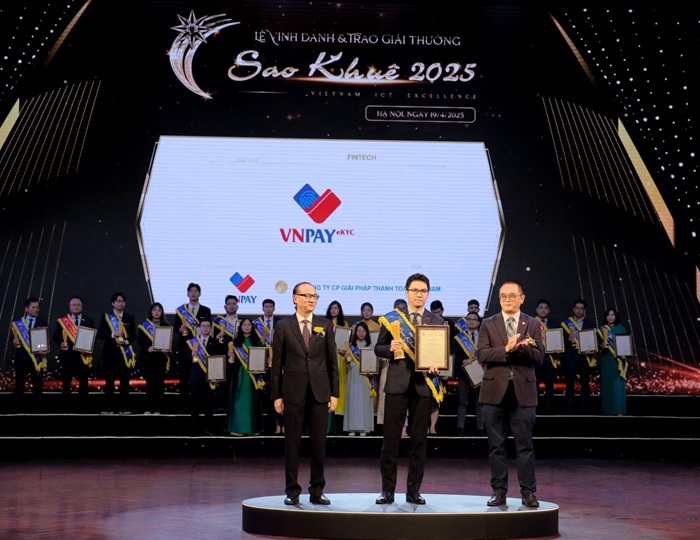 Giải pháp VNPAY eKYC đạt danh hiệu Sản phẩm xuất sắc tại Giải thưởng Sao Khuê 2025