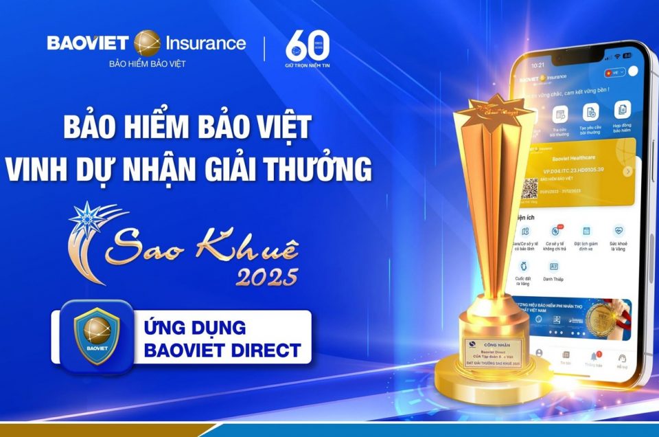 Baoviet Direct xuất sắc giành Giải thưởng Sao Khuê 2025